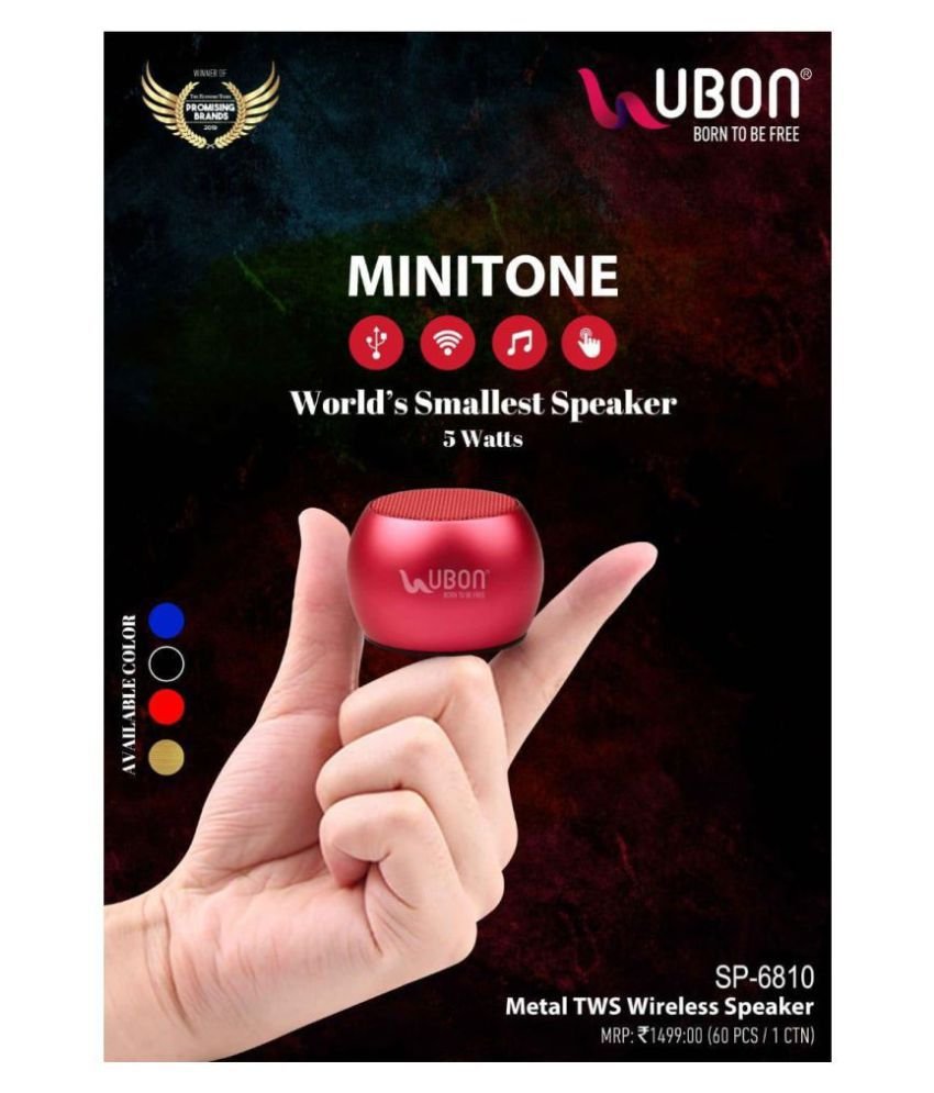 Ubon Sp Minitone Bluetooth Speaker Wholesale Price App