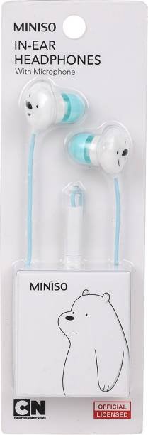 Miniso we discount bare bears headphones