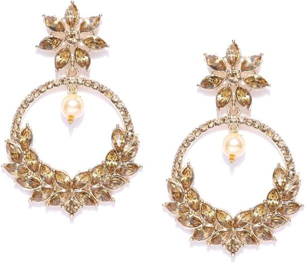 Flipkart.com - Buy ZAVERI PEARLS Combo of Two Tassels with Dome-Shaped  Metal Jhumki Earring Online at Best Prices in India