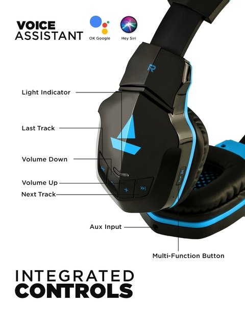 boAt Rockerz 510 M Black Blue Wireless Bluetooth Over Ear