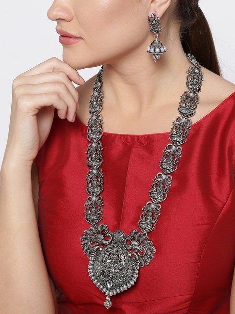 zaveri pearls oxidised jewellery