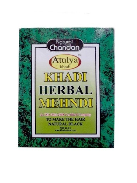 Khadi Nut Brown  Natural Hazel Heena Powder 150g Jar