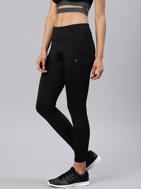 Buy by Hrithik Roshan Women Black Active Essential Track Pants online |  Looksgud.in