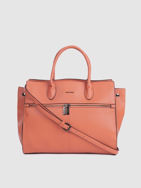 Buy Allen Solly Olive Green Solid Handheld Bag  Handbags for Women  13861714  Myntra