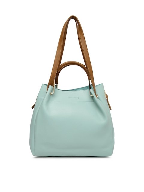 Shop Dressberry Blue Solid Shoulder Bag | UP TO 57% OFF